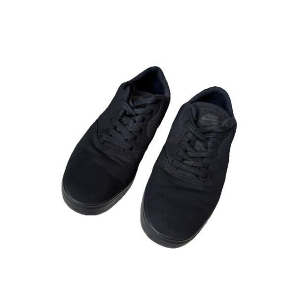 Men’s Nike Snickers Black Canvas Skate Shoes Size 10 - Picture 1 of 7